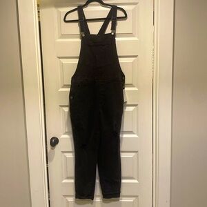 Black overalls